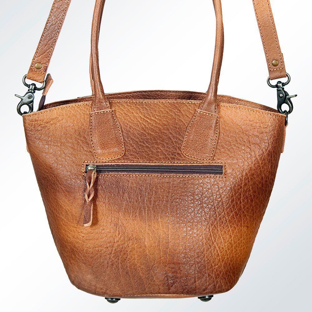 American Darling Hand Tooled Hair-On Genuine Leather