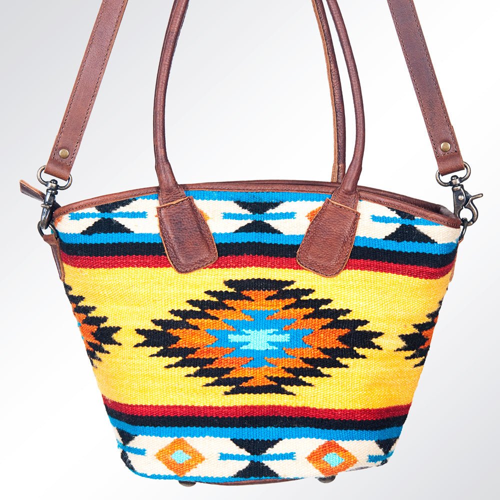 American Darling Hand Tooled Hair-On Genuine Leather