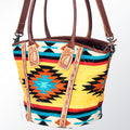 American Darling Hobo Bag Hand Tooled Floral Carved Cowhide Genuine Leather Western Bag with YKK Zipper