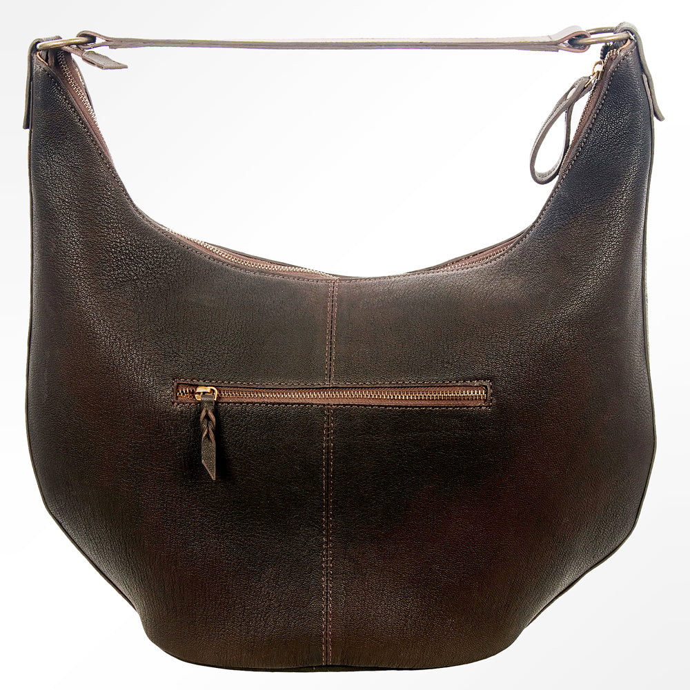 American Darling Hobo Hand Tooled Hair-on Genuine Leather