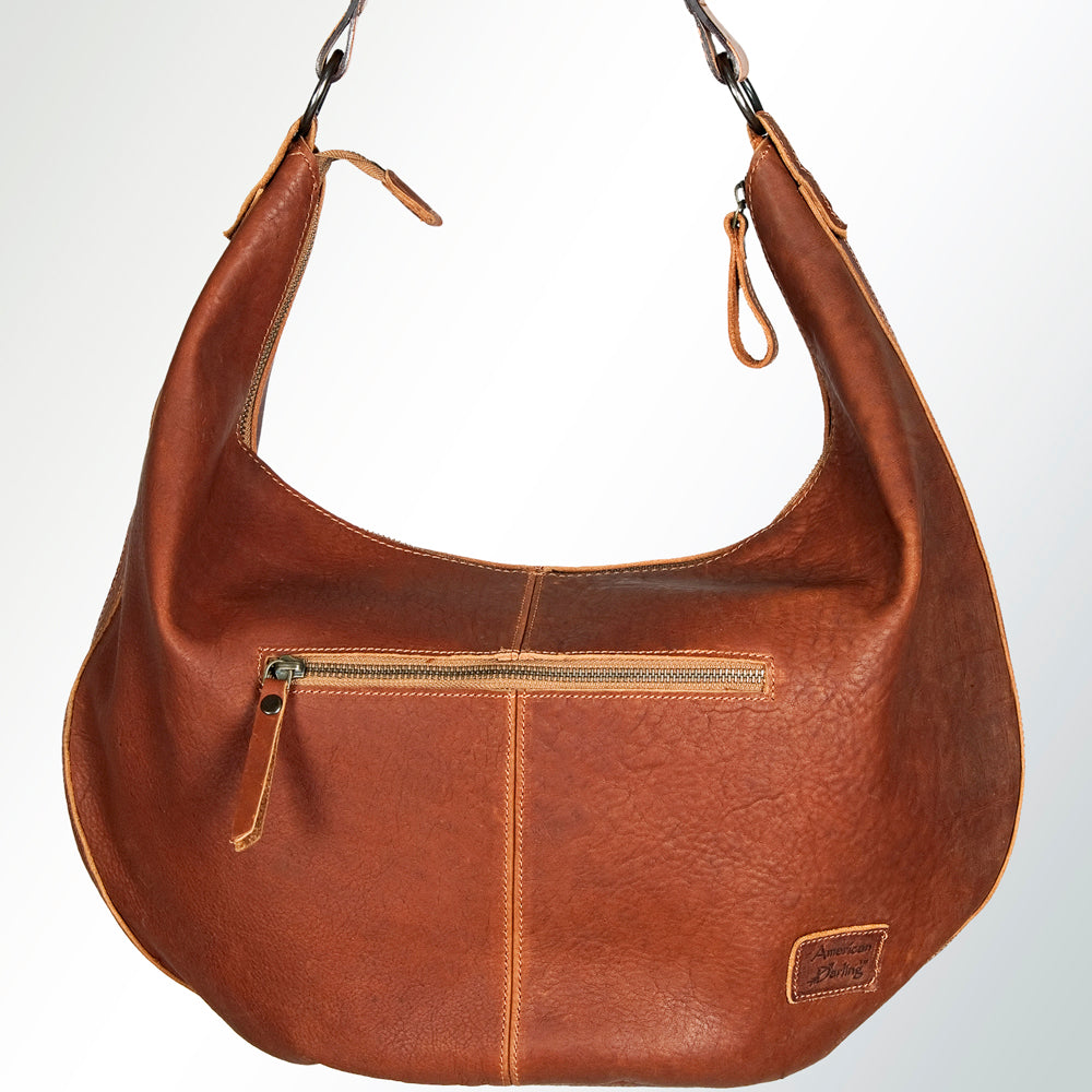 American Darling Hobo Hand Tooled Hair-on Genuine Leather