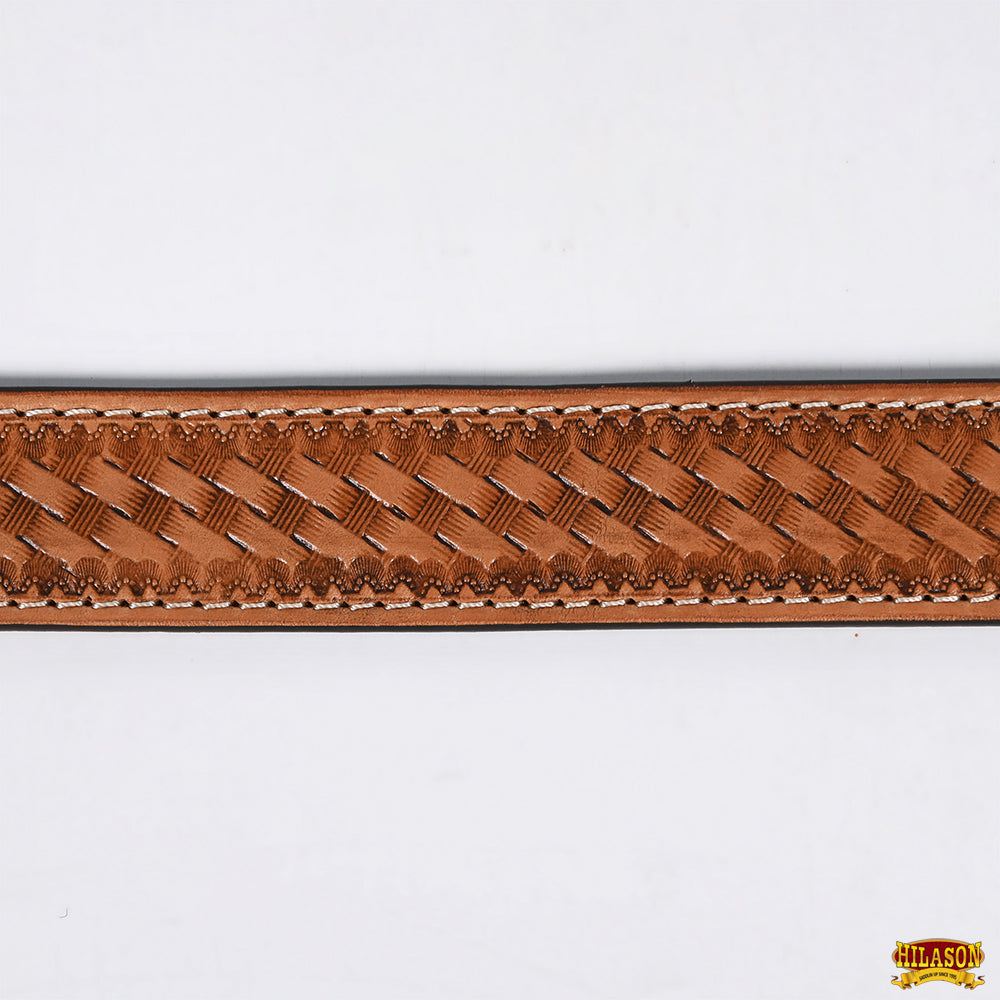 HILASON Western Genuine Leather Belt for Men Women Cowboy Cowgirl Handmade Unisex Full Grain Heavy Duty Engraved Buckle Belt