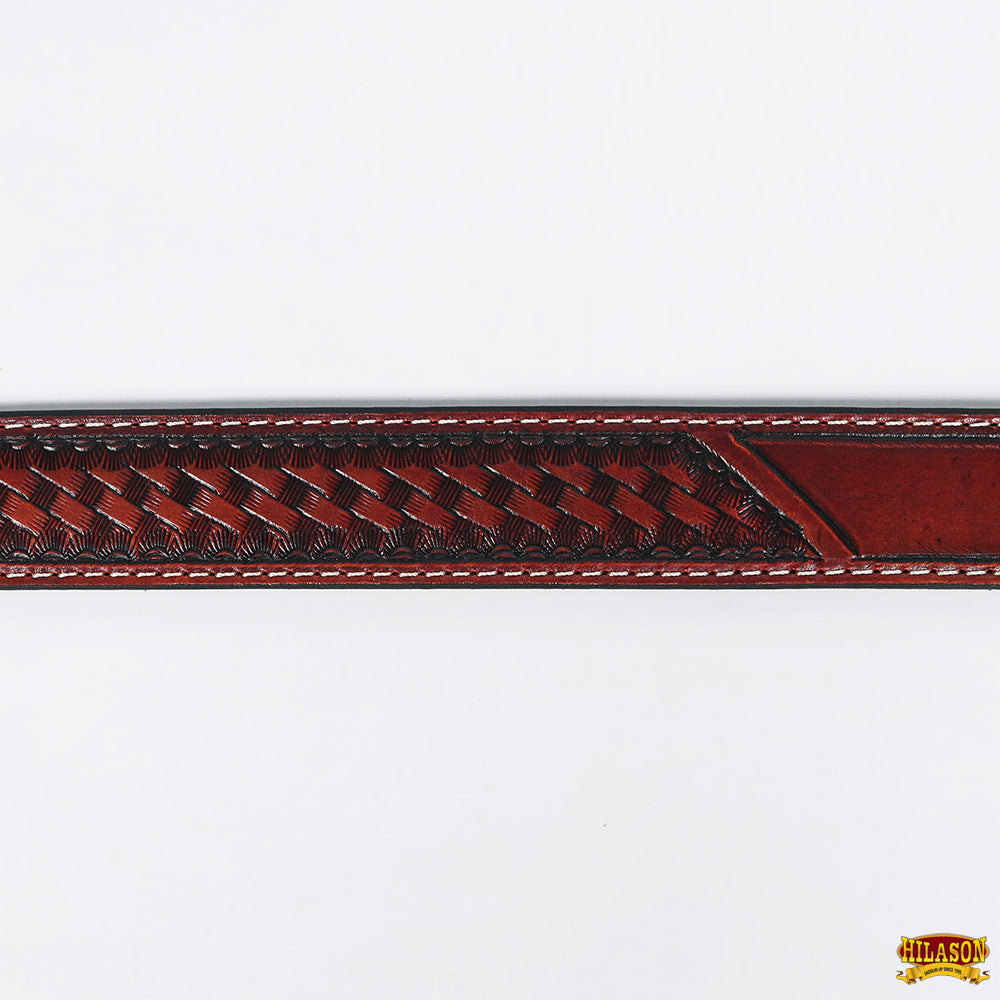 HILASON Western Genuine Leather Belt for Men Women Cowboy Cowgirl Handmade Unisex Full Grain Heavy Duty Engraved Buckle Belt