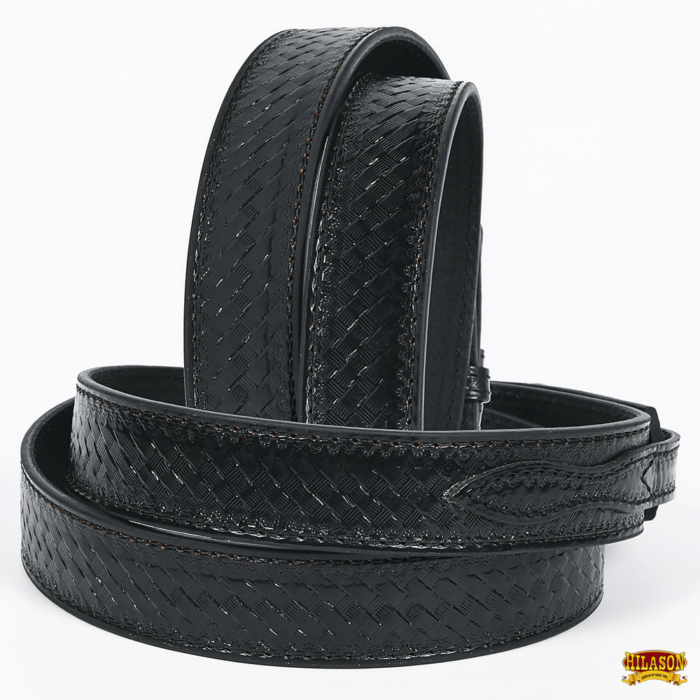 HILASON Western Genuine Leather Belt for Men Women Cowboy Cowgirl Handmade Unisex Full Grain Heavy Duty Engraved Buckle Belt