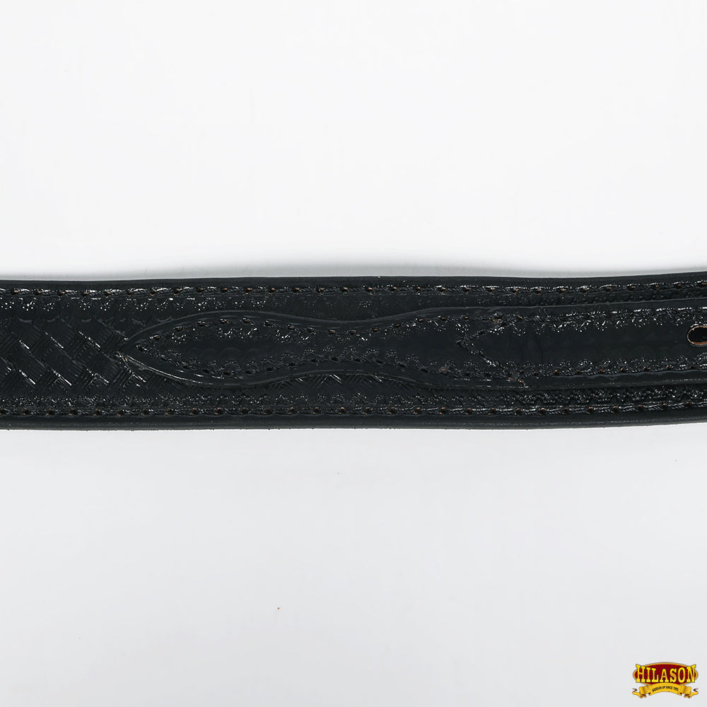 HILASON Western Genuine Leather Belt for Men Women Cowboy Cowgirl Handmade Unisex Full Grain Heavy Duty Engraved Buckle Belt