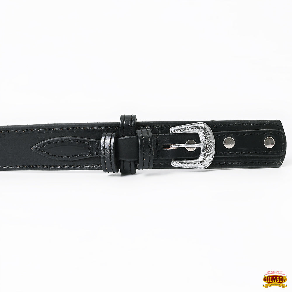 HILASON Western Genuine Leather Belt for Men Women Cowboy Cowgirl Handmade Unisex Full Grain Heavy Duty Engraved Buckle Belt