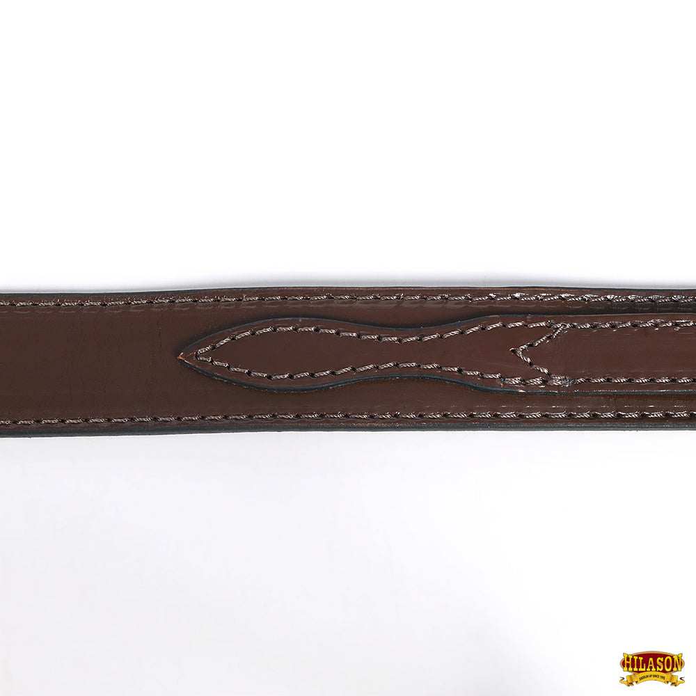 HILASON Western Genuine Leather Belt for Men Women Cowboy Cowgirl Handmade Unisex Full Grain Heavy Duty Engraved Buckle Belt