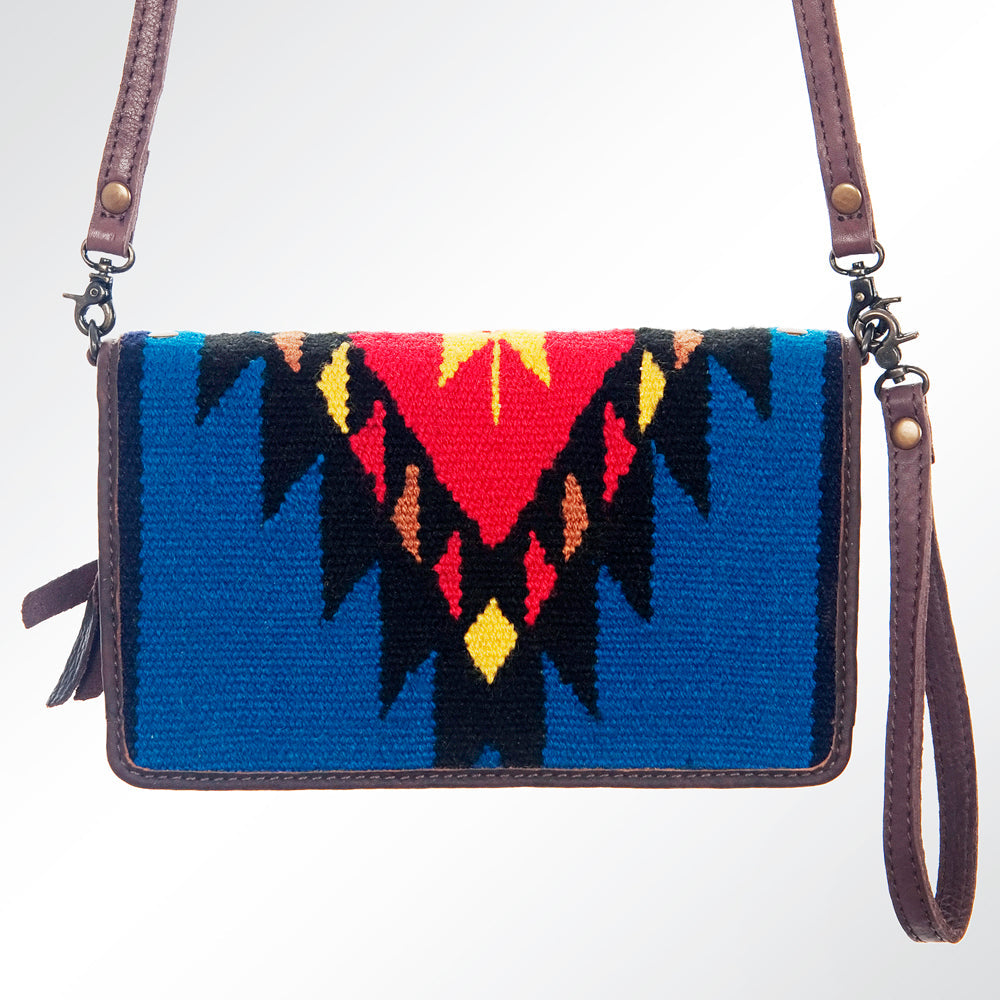 American Darling Organizer Saddle Blanket Genuine Leather Western Women Bag Handbag Purse | for Cute Travel