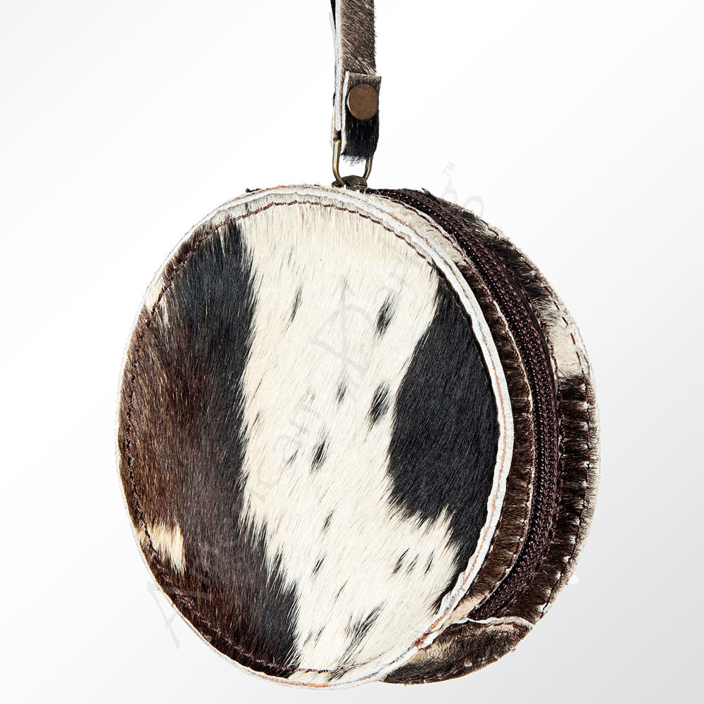 American Darling Hair-On Genuine Leather Canteen Bag