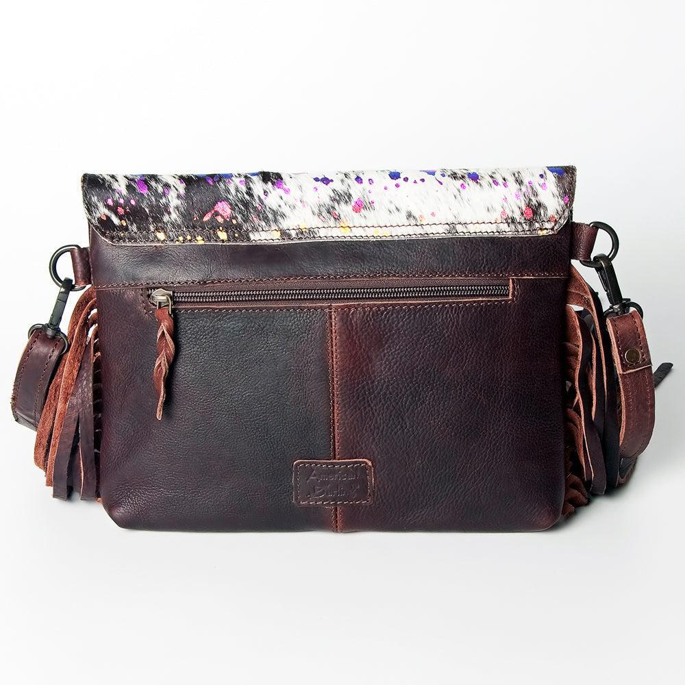 American Darling Hair-On Genuine Leather Crossbody Bag