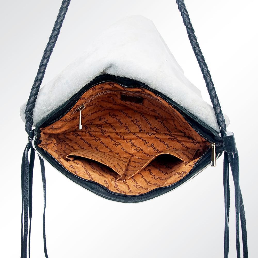 American Darling Hair-On Genuine Leather Crossbody Bag