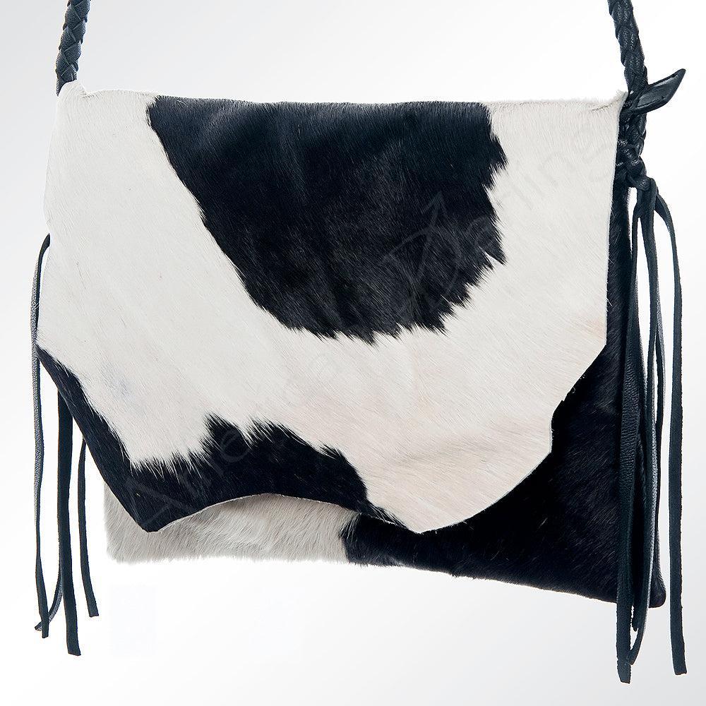 American Darling Hair-On Genuine Leather Crossbody Bag