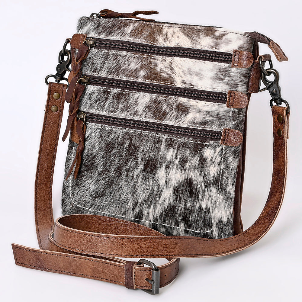 American Darling Hair-On Genuine Leather Crossbody Bag