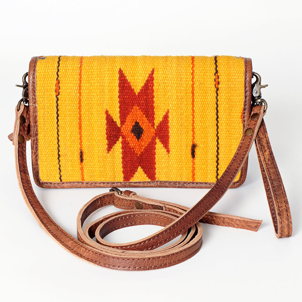 American Darling Organizer Saddle Blanket Genuine Leather Western Women Bag Handbag Purse | for Cute Travel