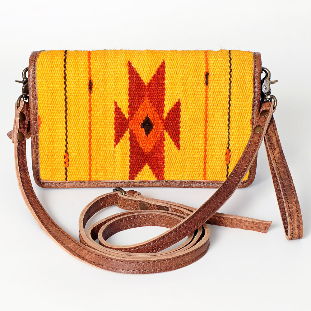 American Darling Organizer Saddle Blanket Genuine Leather Western Women Bag Handbag Purse | for Cute Travel