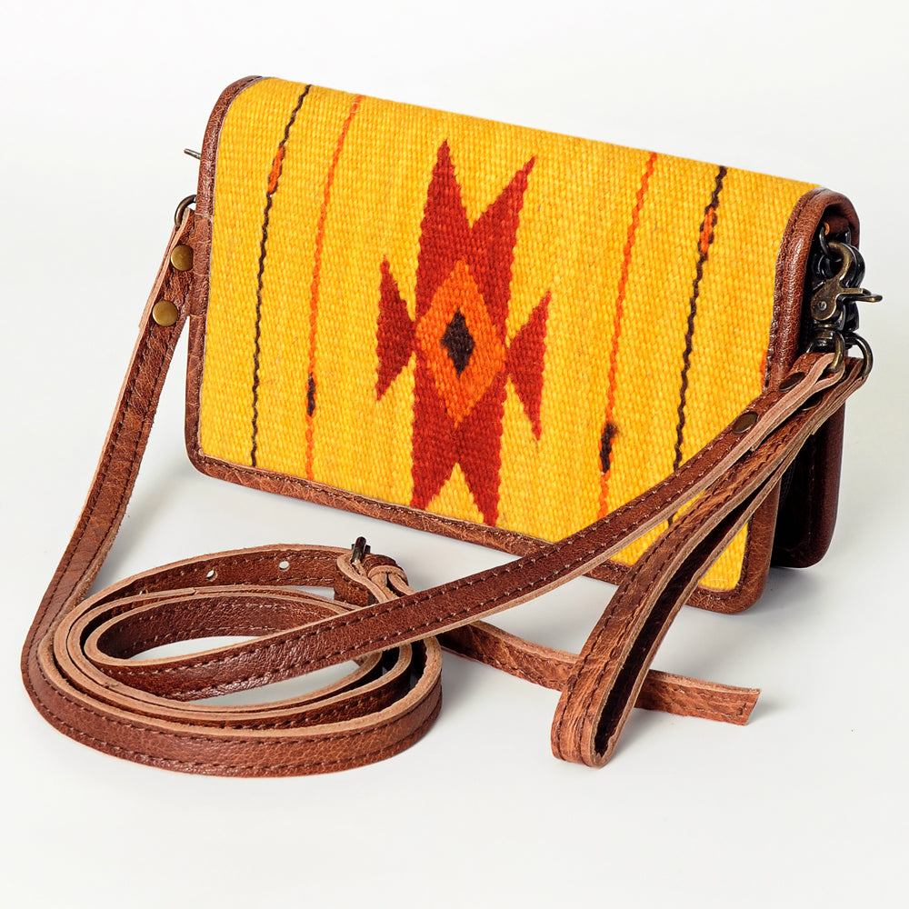 American Darling Organizer Saddle Blanket Genuine Leather Western Women Bag Handbag Purse | for Cute Travel