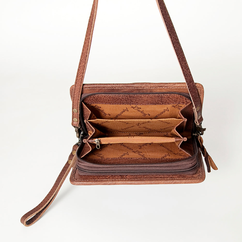 American Darling Hair-On Hide Organizer Bag