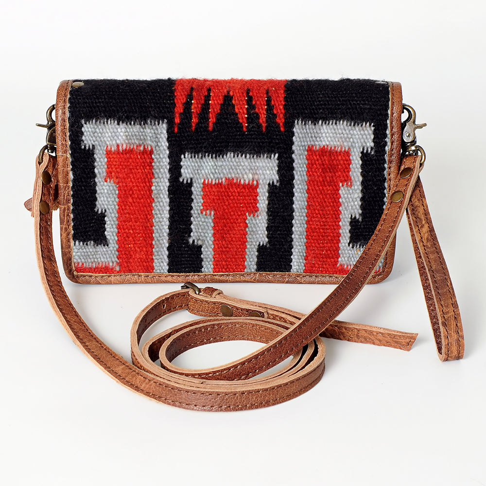 American Darling Organizer Saddle Blanket Genuine Leather Western Women Bag Handbag Purse | for Cute Travel