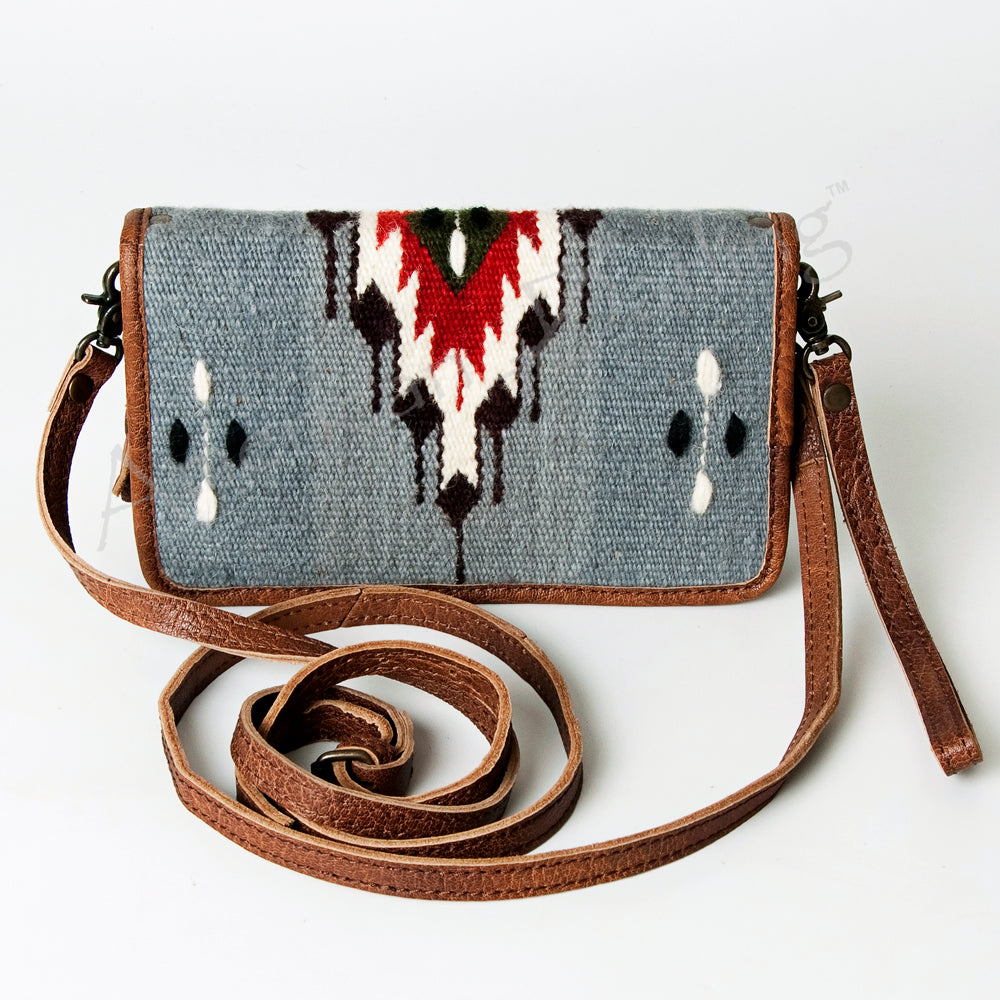 American Darling Organizer Saddle Blanket Genuine Leather Western Women Bag Handbag Purse | for Cute Travel