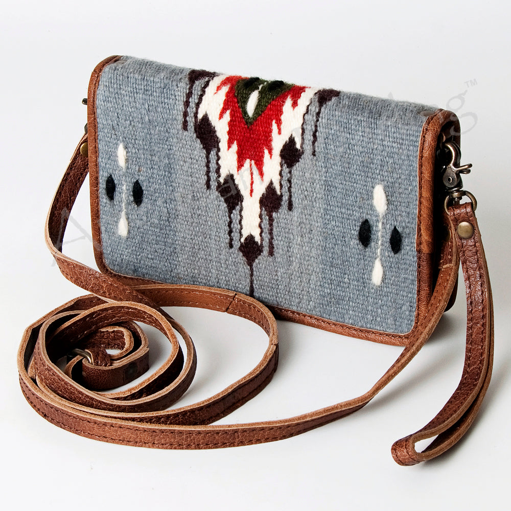 American Darling Organizer Saddle Blanket Genuine Leather Western Women Bag Handbag Purse | for Cute Travel