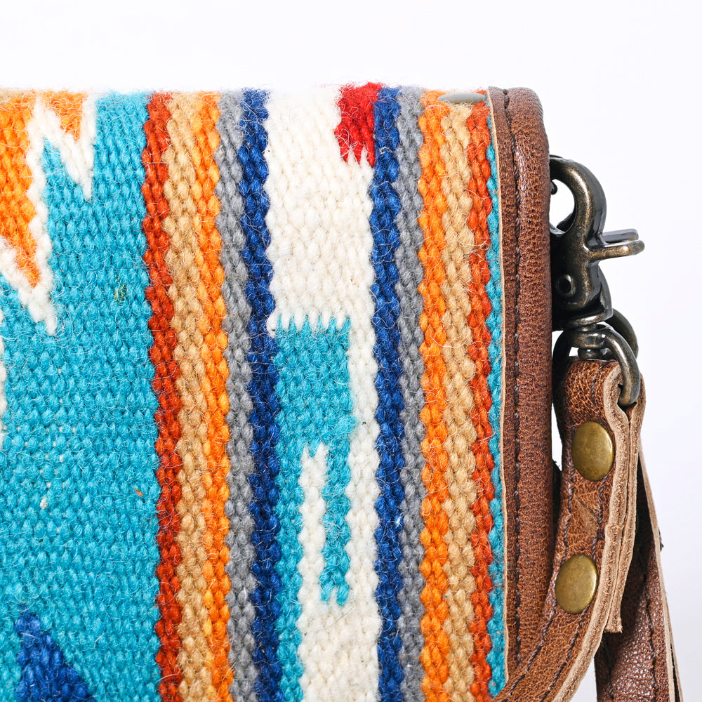 American Darling Organizer Saddle Blanket Genuine Leather Western Women Bag Handbag Purse | for Cute Travel