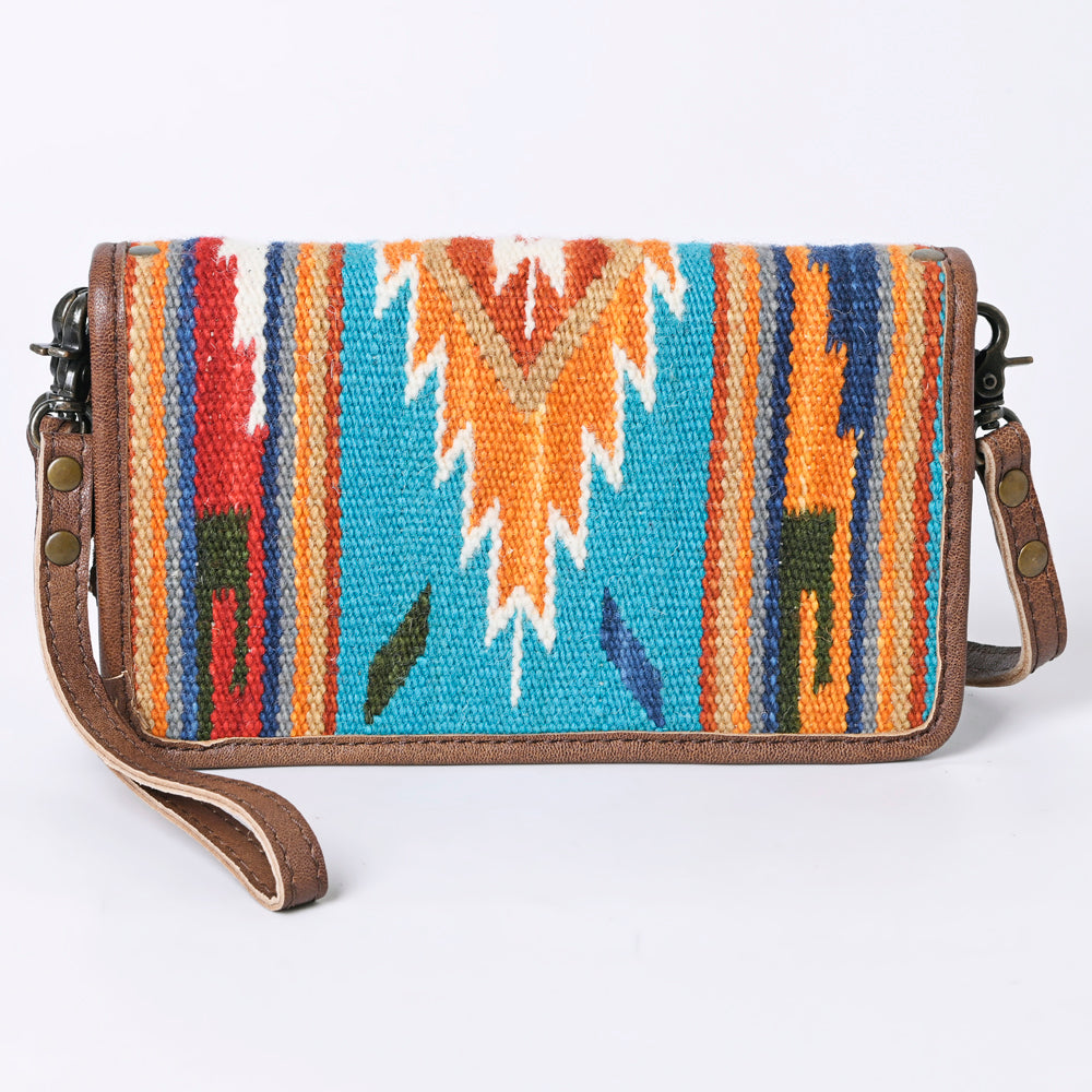 American Darling Organizer Saddle Blanket Genuine Leather Western Women Bag Handbag Purse | for Cute Travel
