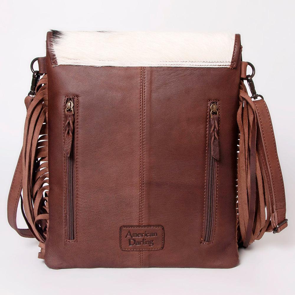 American Darling Hair-On Genuine Leather Crossbody Bag