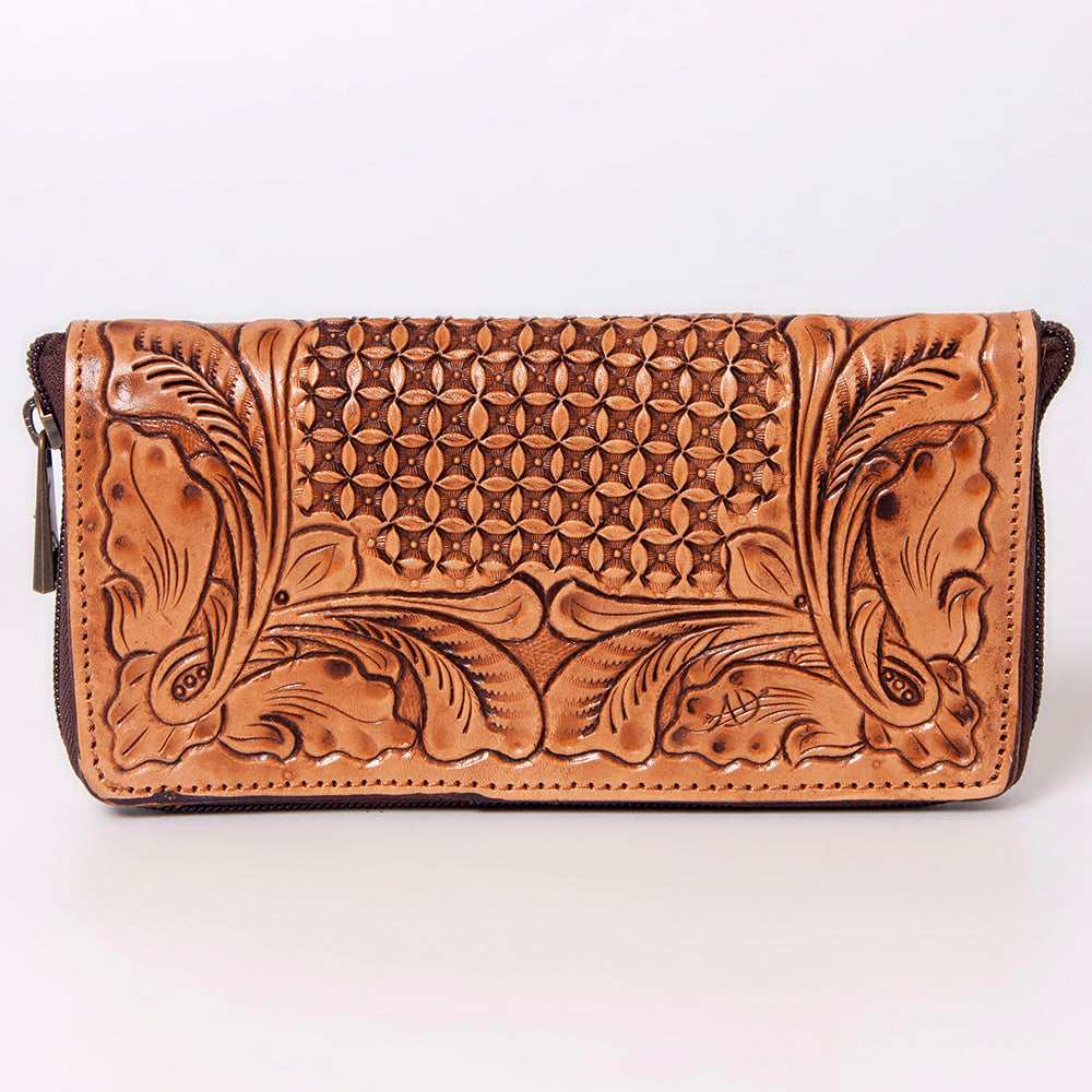 American Darling Hand-Tooled Genuine Leather Wallet