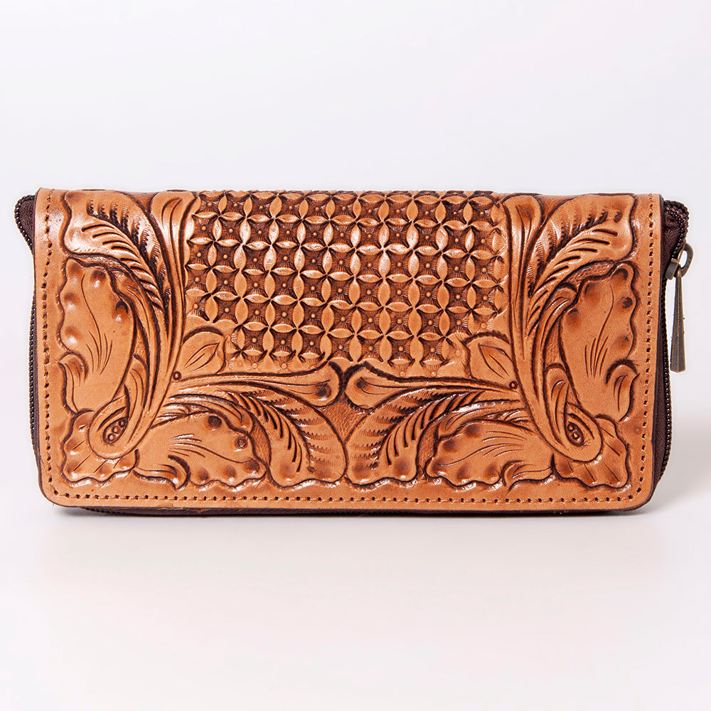 American Darling Hand-Tooled Genuine Leather Wallet