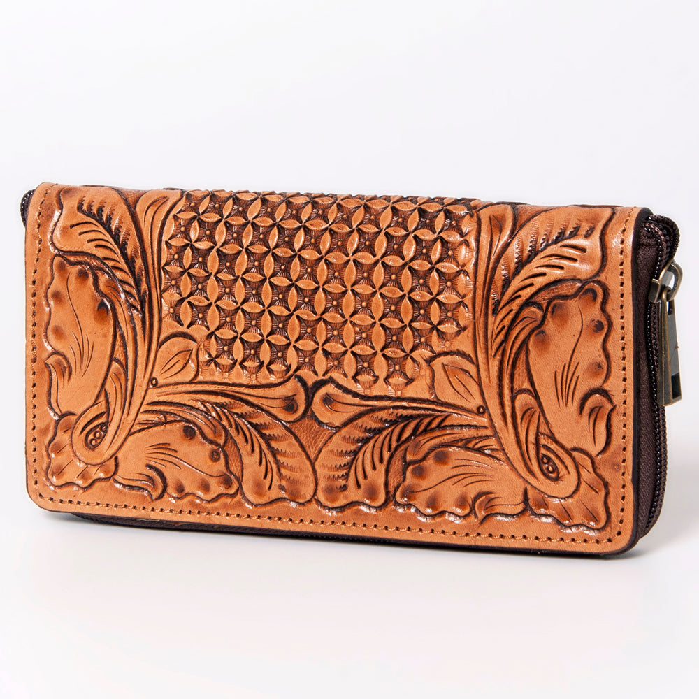 American Darling Hand-Tooled Genuine Leather Wallet