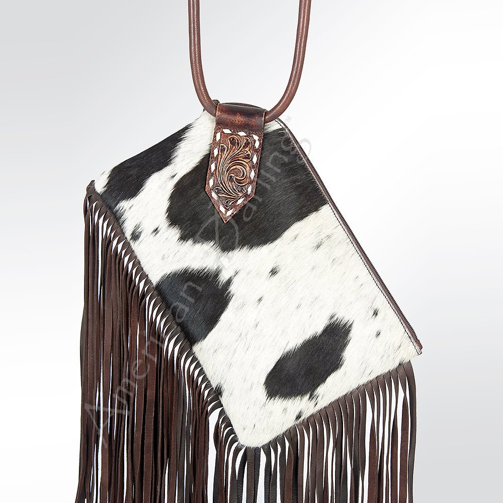 American Darling Wristlet Hair on Genuine Leather Western Women Bag | Handbag Purse Travel Clutch