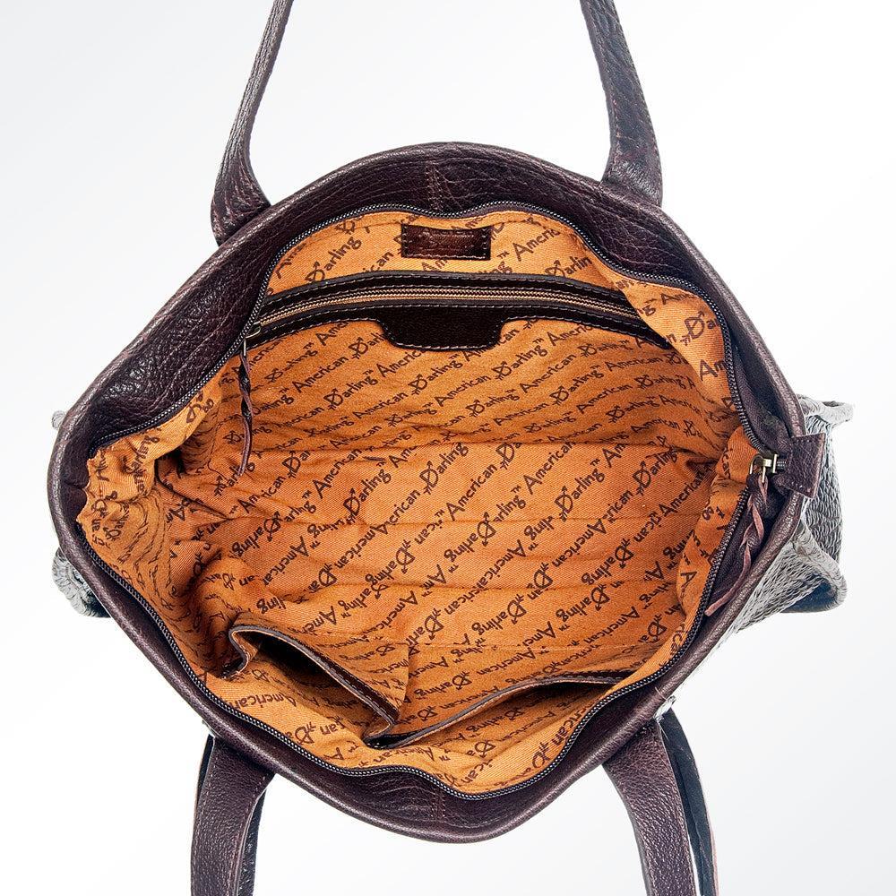 American Darling Genuine Leather Western Briefcase