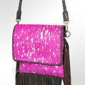 American Darling Hair-On Genuine Leather Crossbody Bag