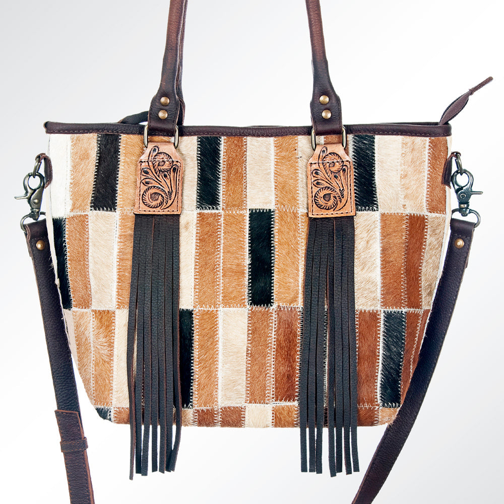 American Darling Hair-On Genuine Leather Tote