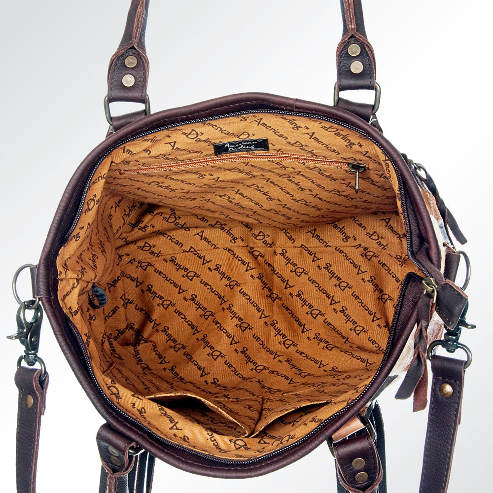 American Darling Hair-On Genuine Leather Tote