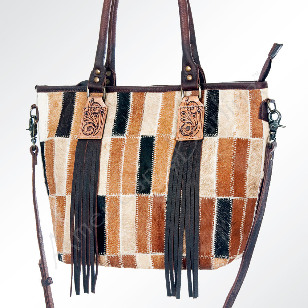 American Darling Hair-On Genuine Leather Tote