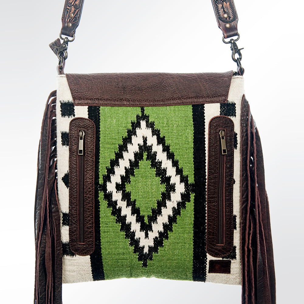 American Darling Saddle Blanket Leather Large Crossbody Bag