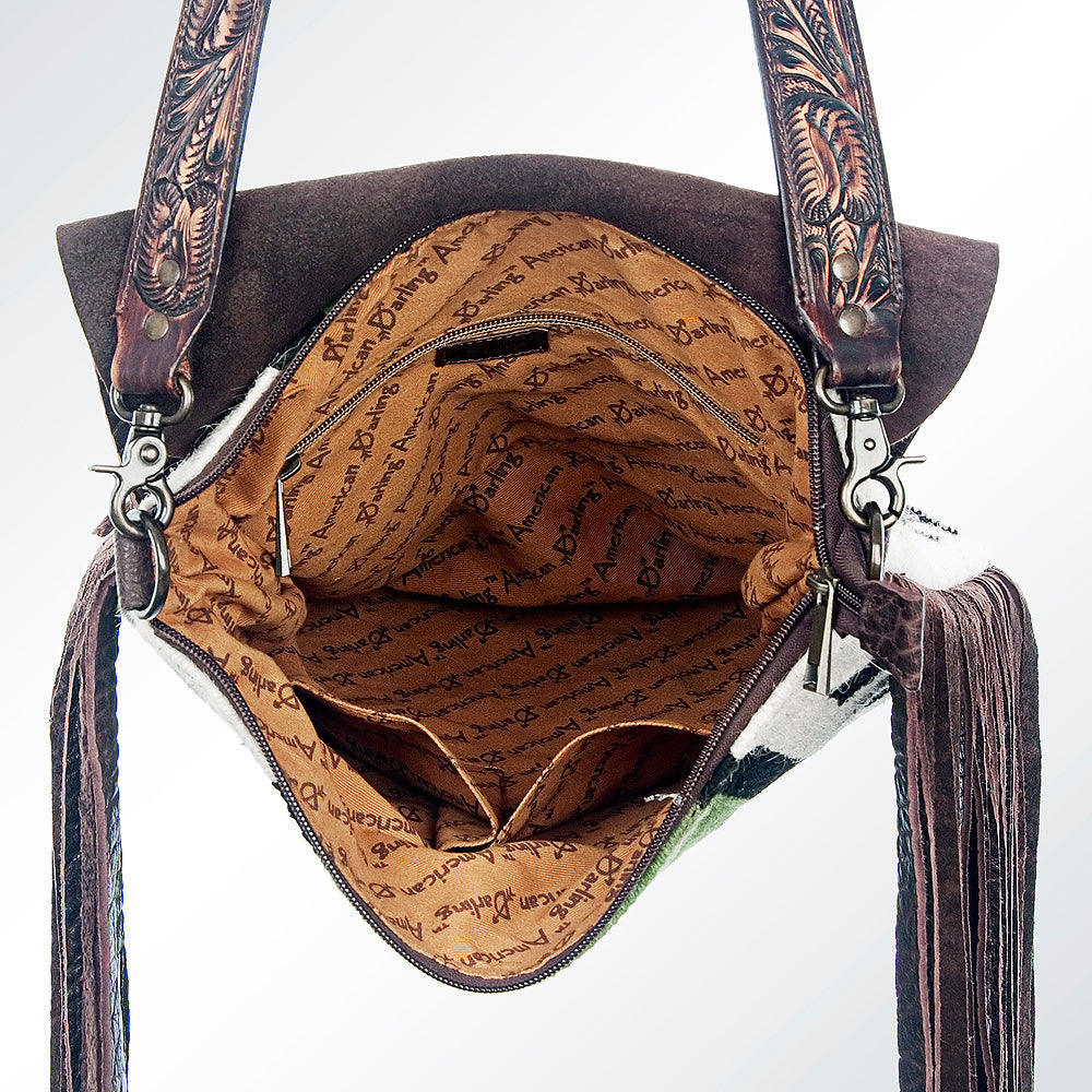 American Darling Saddle Blanket Leather Large Crossbody Bag