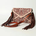 American Darling Hand-Tooled Genuine Leather Crossbody Bag