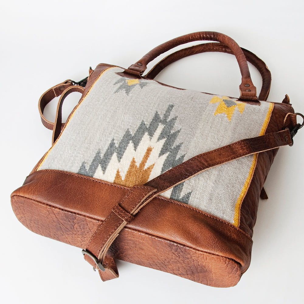 American Darling Saddle Blanket Genuine Leather Crossbody Bag
