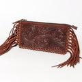 American Darling Hand-Tooled Genuine Leather Wristlet
