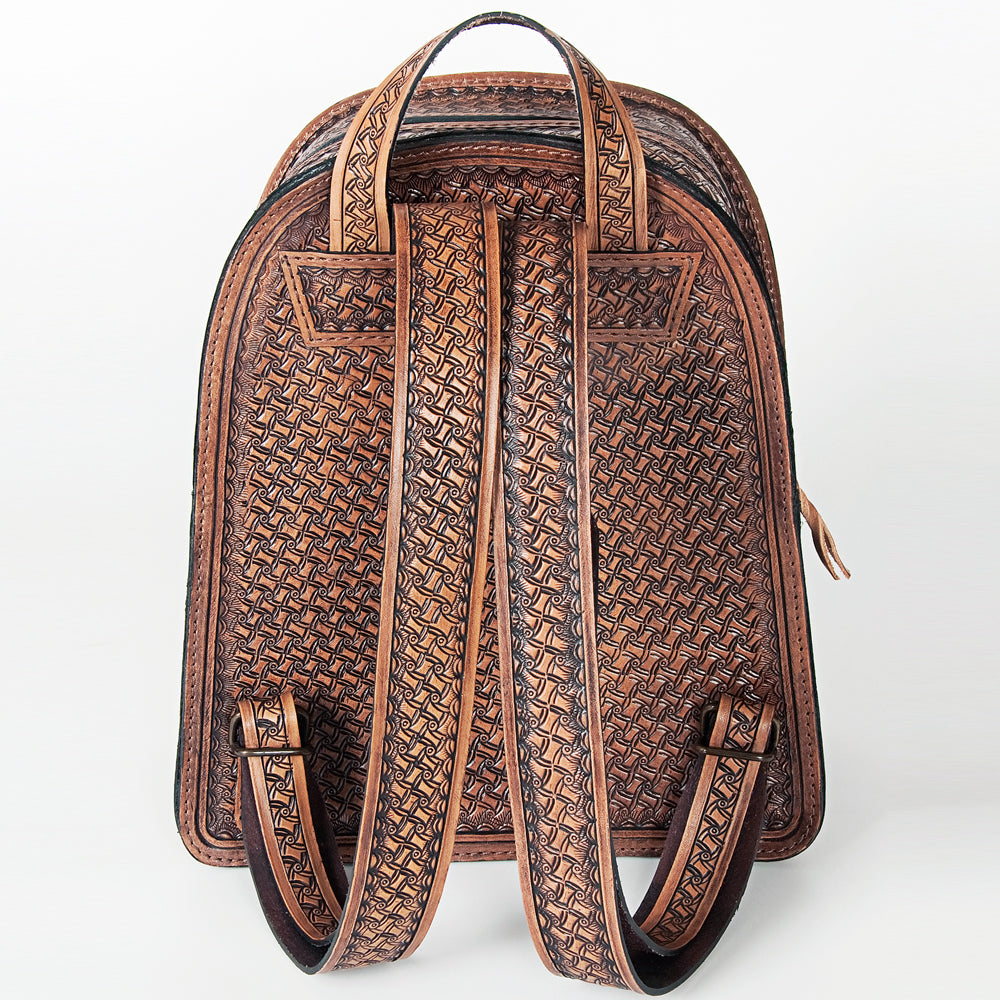 American Darling Hand-Tooled Genuine Leather Bag