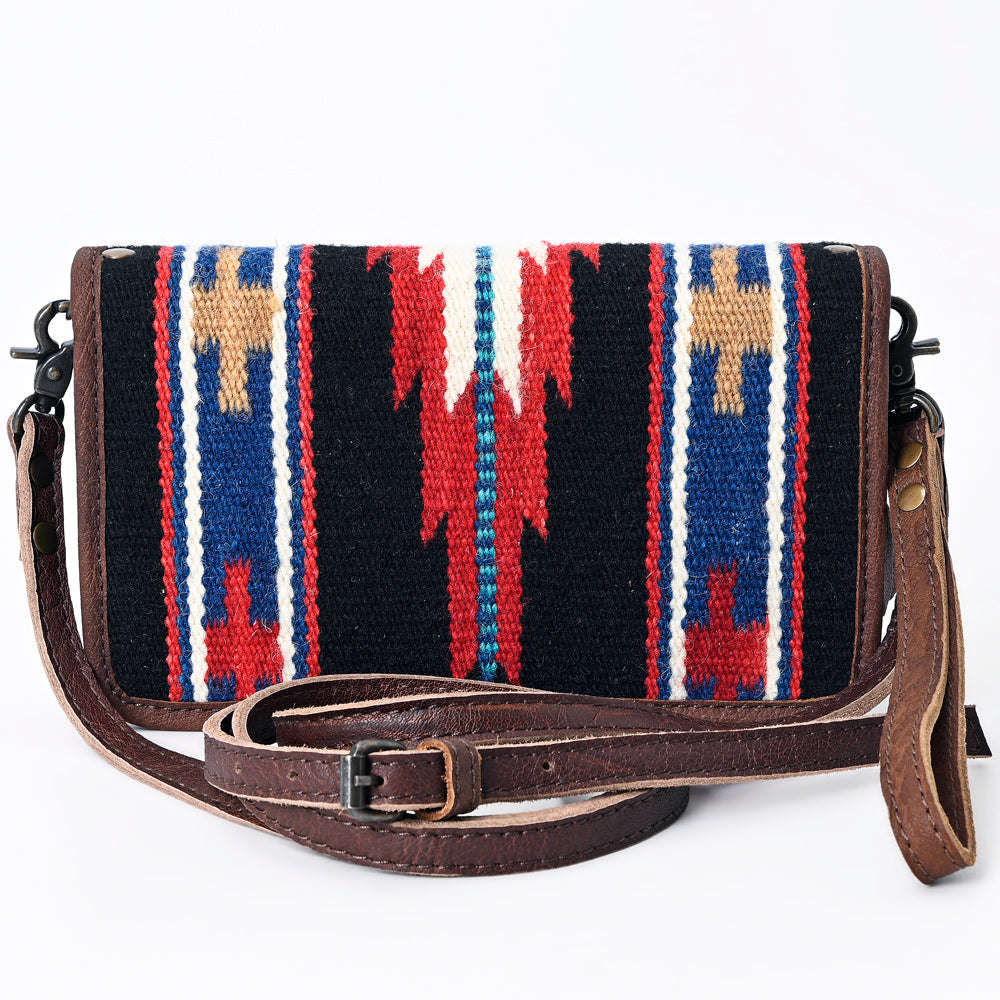 American Darling Organizer Saddle Blanket Genuine Leather Western Women Bag Handbag Purse | for Cute Travel
