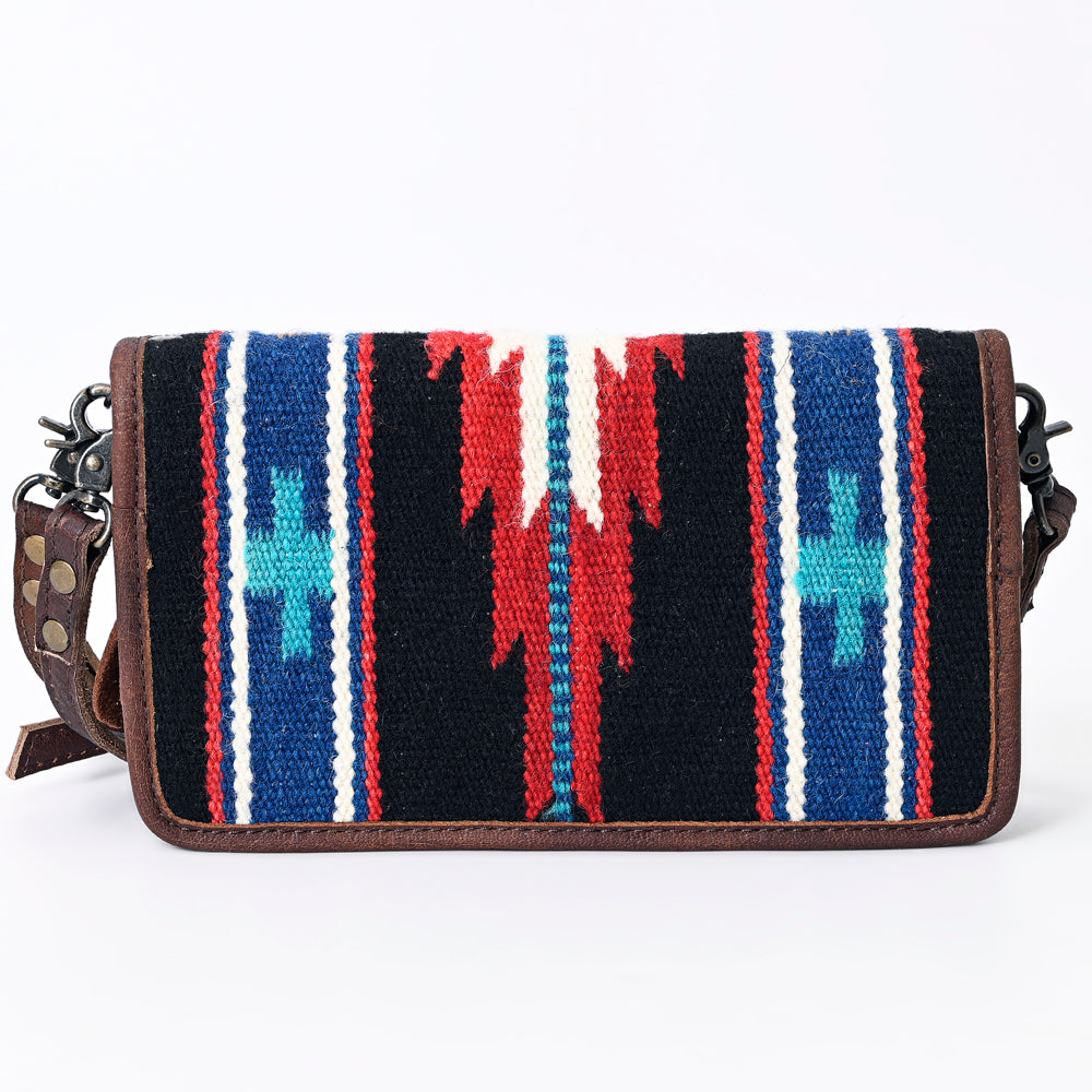 American Darling Organizer Saddle Blanket Genuine Leather Western Women Bag Handbag Purse | for Cute Travel