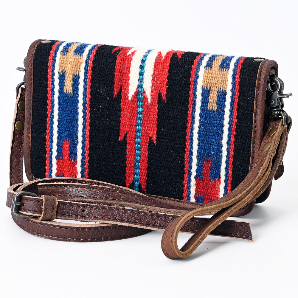 American Darling Organizer Saddle Blanket Genuine Leather Western Women Bag Handbag Purse | for Cute Travel
