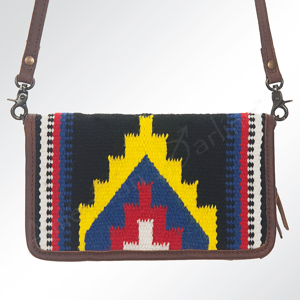 American Darling Organizer Saddle Blanket Genuine Leather Western Women Bag Handbag Purse | for Cute Travel
