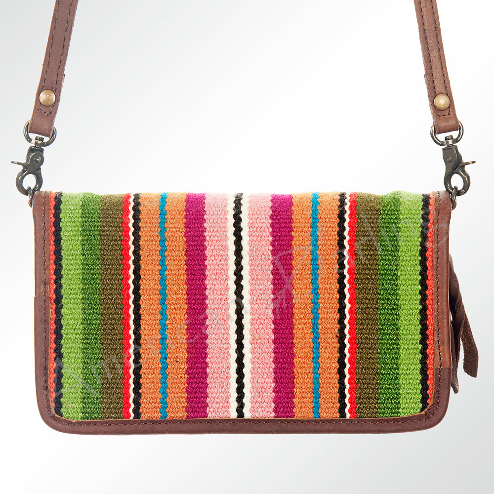 American Darling Organizer Saddle Blanket Genuine Leather Western Women Bag Handbag Purse | for Cute Travel