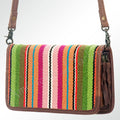 American Darling Organizer Saddle Blanket Genuine Leather Western Women Bag Handbag Purse | for Cute Travel
