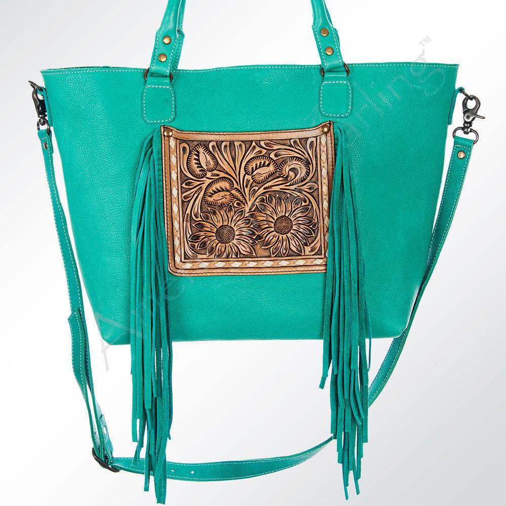 American Darling Hand-Tooled Leather Tote