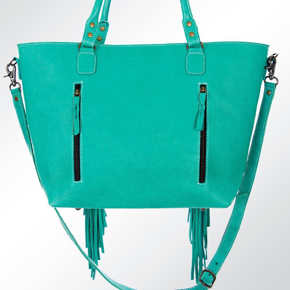 American Darling Hand-Tooled Leather Tote